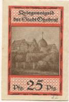 Ohrdruf - Stadt - 1.10.1918 - 25 Pfennig
