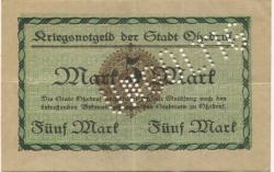 Ohrdruf - Stadt - 1.11.1918 - 5 Mark