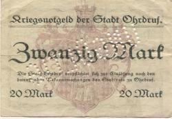 Ohrdruf - Stadt - 1.11.1918 - 20 Mark