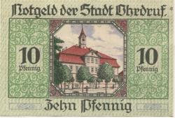 Ohrdruf - Stadt - 1.7.1919 - 10 Pfennig