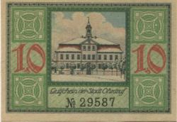 Ohrdruf - Stadt - 1.3.1921 - 10 Pfennig