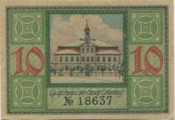 Ohrdruf - Stadt - 1.3.1921 - 10 Pfennig