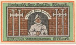Oland (Hallig) (heute: Langeneß) - Gemeinde - 22.8.1921 - 1.5.1922 - 2 Mark