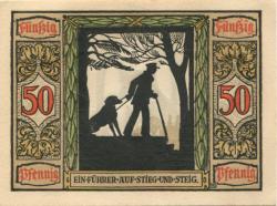Oldenburg - Deutscher Verein für Sanitätshunde, Ritterstr. 2 - 1921 - 50 Pfennig