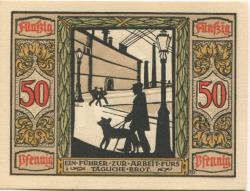 Oldenburg - Deutscher Verein für Sanitätshunde, Ritterstr. 2 - 1921 - 50 Pfennig