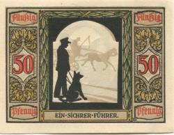 Oldenburg - Deutscher Verein für Sanitätshunde, Ritterstr. 2 - 1921 - 50 Pfennig