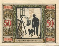 Oldenburg - Deutscher Verein für Sanitätshunde, Ritterstr. 2 - 1921 - 50 Pfennig