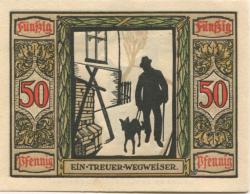 Oldenburg - Deutscher Verein für Sanitätshunde, Ritterstr. 2 - 1921 - 50 Pfennig