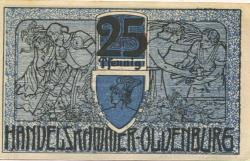 Oldenburg - Handelskammer, Moslestr. 4 - 1.12.1918 - 25 Pfennig