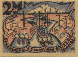 Oldenburg - Oldenburger Woche, Geschäftsausschuss - 21.5. - 31.5.1922 - 2 Mark