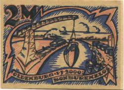 Oldenburg - Oldenburger Woche, Geschäftsausschuss - 21.5. - 31.5.1922 - 2 Mark