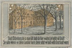 Oldenburg - Stadt - 1.4.1921 - 1.1.1922 - 50 Pfennig