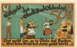 Oldesloe (Bad) -Stadt - -- - 50 Pfennig