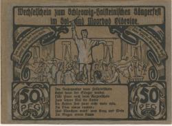 Oldesloe (Bad) -Schleswig-Holsteinisches Sängerfest - 28.-30.5.1921 - 50 Pfennig