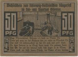 Oldesloe (Bad) -Schleswig-Holsteinisches Sängerfest - 28.-30.5.1921 - 50 Pfennig