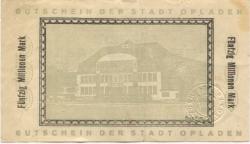 Opladen (heute: Leverkusen) - Stadt - 2.9.1923 - 50 Millionen Mark
