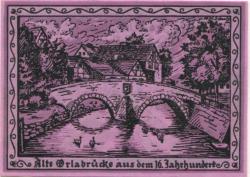 Oppurg - Gemeinde - 1.8.1921 - 25 Pfennig