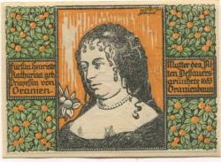 Oranienbaum - Stadt - - 31.3.1922 - 50 Pfennig