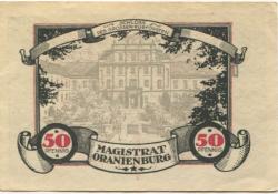 Oranienburg - Stadt - 1.12.1918 - 50 Pfennig