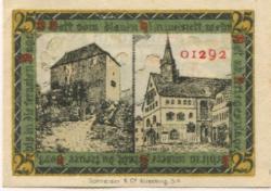 Orlamünde - Stadt - 2.9.1920 - 25 Pfennig
