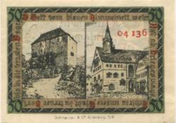 Orlamünde - Stadt - 2.9.1920 - 50 Pfennig