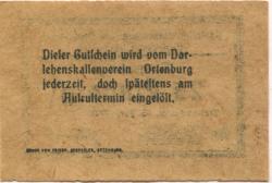 Ortenburg - Darlehenskassenverein - 15.6.1919 - 25 Pfennig