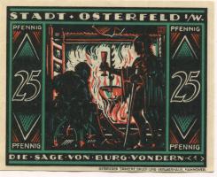Osterfeld (heute: Oberhausen) - Stadt - 15.12.1921 - 25 Pfennig 
