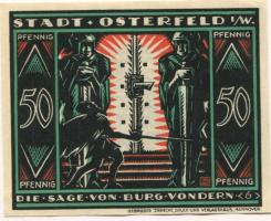 Osterfeld (heute: Oberhausen) - Stadt - 15.12.1921 - 50 Pfennig