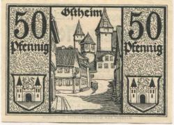 Ostheim - Vorschuss- und Sparverein eGmuH - 1.11.1918 - 50 Pfennig