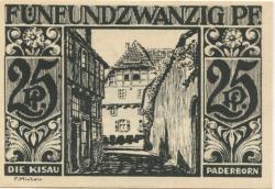 Paderborn - Stadt - 10.11.1921 - 25 Pfennig 