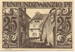 Paderborn - Stadt - 10.11.1921 - 25 Pfennig 