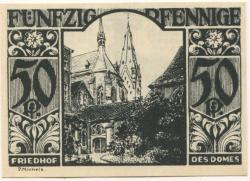 Paderborn - Stadt - 10.11.1921 - 50 Pfennig 