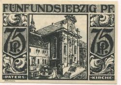 Paderborn - Stadt - 10.11.1921 - 75 Pfennig 