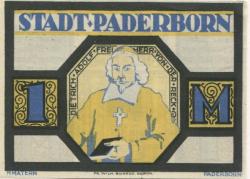 Paderborn - Stadt - 10.11.1921 - 1 Mark 