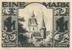 Paderborn - Stadt - 10.11.1921 - 1 Mark 