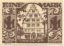 Paderborn - Stadt - 10.11.1921 - 1 Mark 