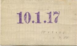 Pakosch (heute: PL-Pakosc) - Stadt - 10.1.1917 - 50 Pfennig 