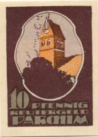 Parchim - Stadt - - 31.5.1922 - 10 Pfennig 