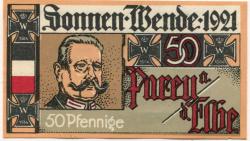 Parey (heute: Elbe-Parey) - Spar- und Creditbank - (21.6.)1921 - 1.4.1922 - 50 Pfennig 