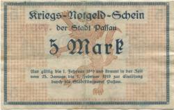 Passau - Stadt - Oktober 1918 - 1.2.1919 - 5 Mark