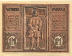 Passau - Stadt - Juni 1921 - 1 Mark