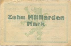 Passau - Stadt - 25.10.1923 - 10 Milliarden Mark