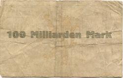 Passau - Stadt - 25.10.1923 - 100 Milliarden Mark