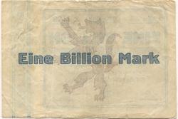 Passau - Stadt - 25.10.1923 - 1 Billion Mark 