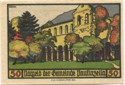 Paulinzella (heute: Königsee) - Gemeinde - - 1.3.1922 - 50 Pfennig