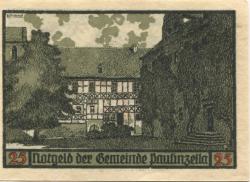 Paulinzella (heute: Königsee) - Gemeinde - - 31.3.1922 - 25 Pfennig