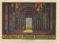 Paulinzella (heute: Königsee) - Gemeinde - - 31.3.1922 - 50 Pfennig