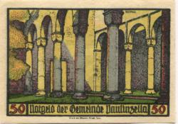 Paulinzella (heute: Königsee) - Gemeinde - - 31.3.1922 - 50 Pfennig