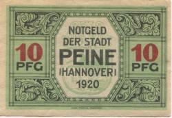 Peine - Stadt - 3.6.1920 - 25 Pfennig