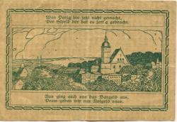 Penig - Stadt - 6.2.1922 - 28.2.1922 - 1 Mark